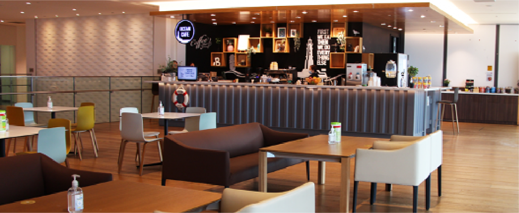 cafeteria setting