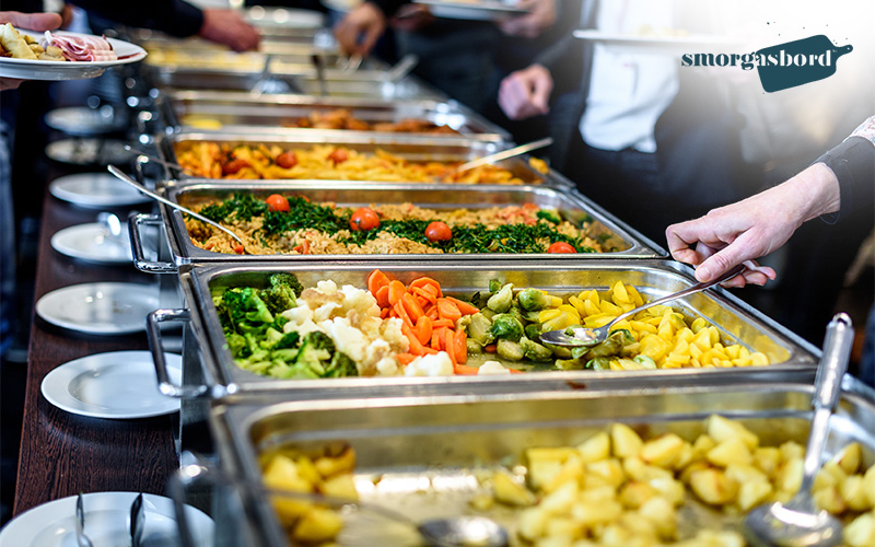 food buffet in school